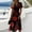 Deep Red, variant on Halloween Dresses for Women Bat V Neck Ghost Cute Wrap Dress Spider Short Sleeve Vintage Wedding Guest Dresses M