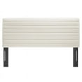 thumbnail image 3 of Modway Tranquil Performance Velvet King/California King Headboard in Ivory, 3 of 5