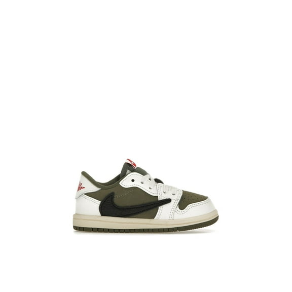 Jordan Toddler's 1 Retro Low OG SP Travis Scott Medium Olive Basketball Shoes, from StockX