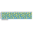 thumbnail image 3 of Ambesonne Lemon Fabric by the Yard Upholstery, Summer Theme Energetic Fruit, 2 Yards, Sky Blue and Mustard, 3 of 5