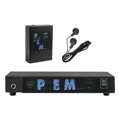 - Nady EO3 Wireless Personal In-Ear Monitor System with Earbud Headphones