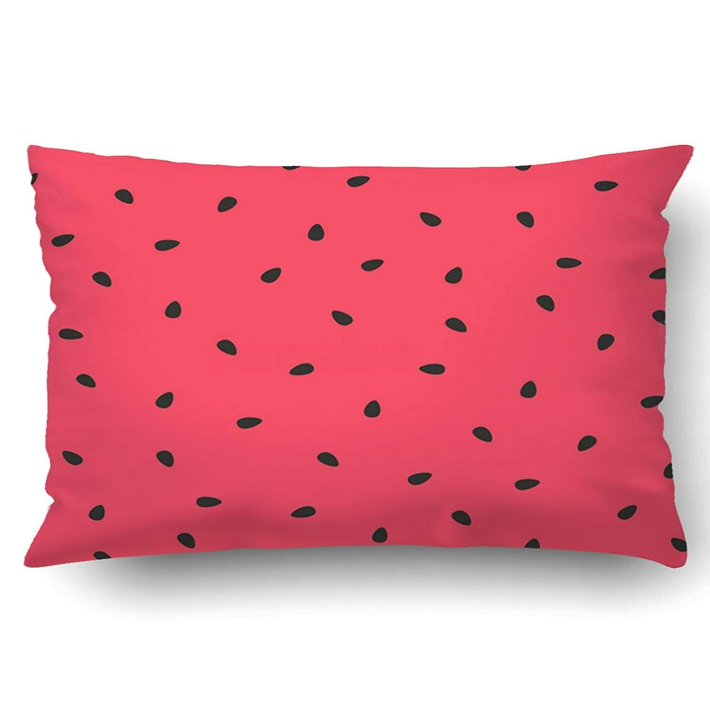 BPBOP Watermelon With Black Seeds Pillowcase Pillow Cushion Cover 20x30 inch