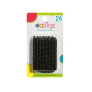 Dallies Black Spiral Birthday Candles, 24ct