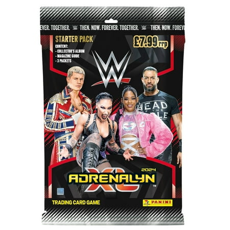 2024 Panini Adrenalyn XL WWE Cards - Starter Pack (Album + 162 Cards)