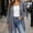 Gray, variant on Liuinsasek Women's Cardigan Fashion Casual Comfortable Solid Long Sleeve Clothing Top with Asymmetrical Hem Lightweight and Flowing Spring/Fall Clothing