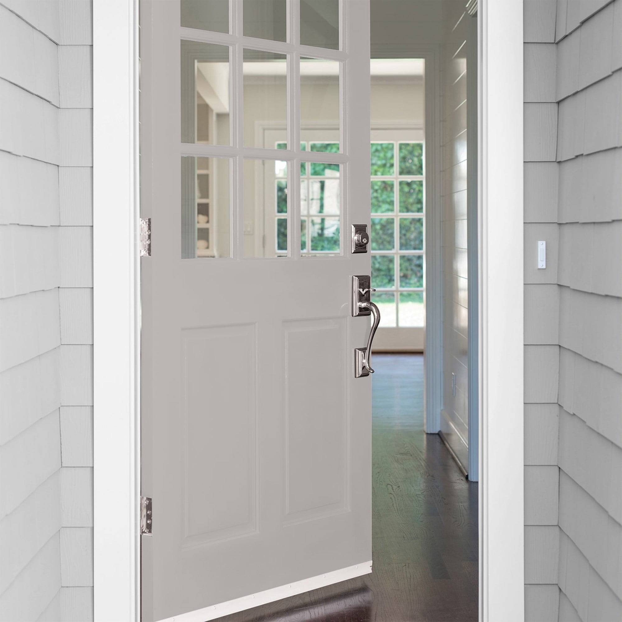 Glidden One Coat Gray Marble / Grey Satin Exterior Paint with Primer, 5 Gallon