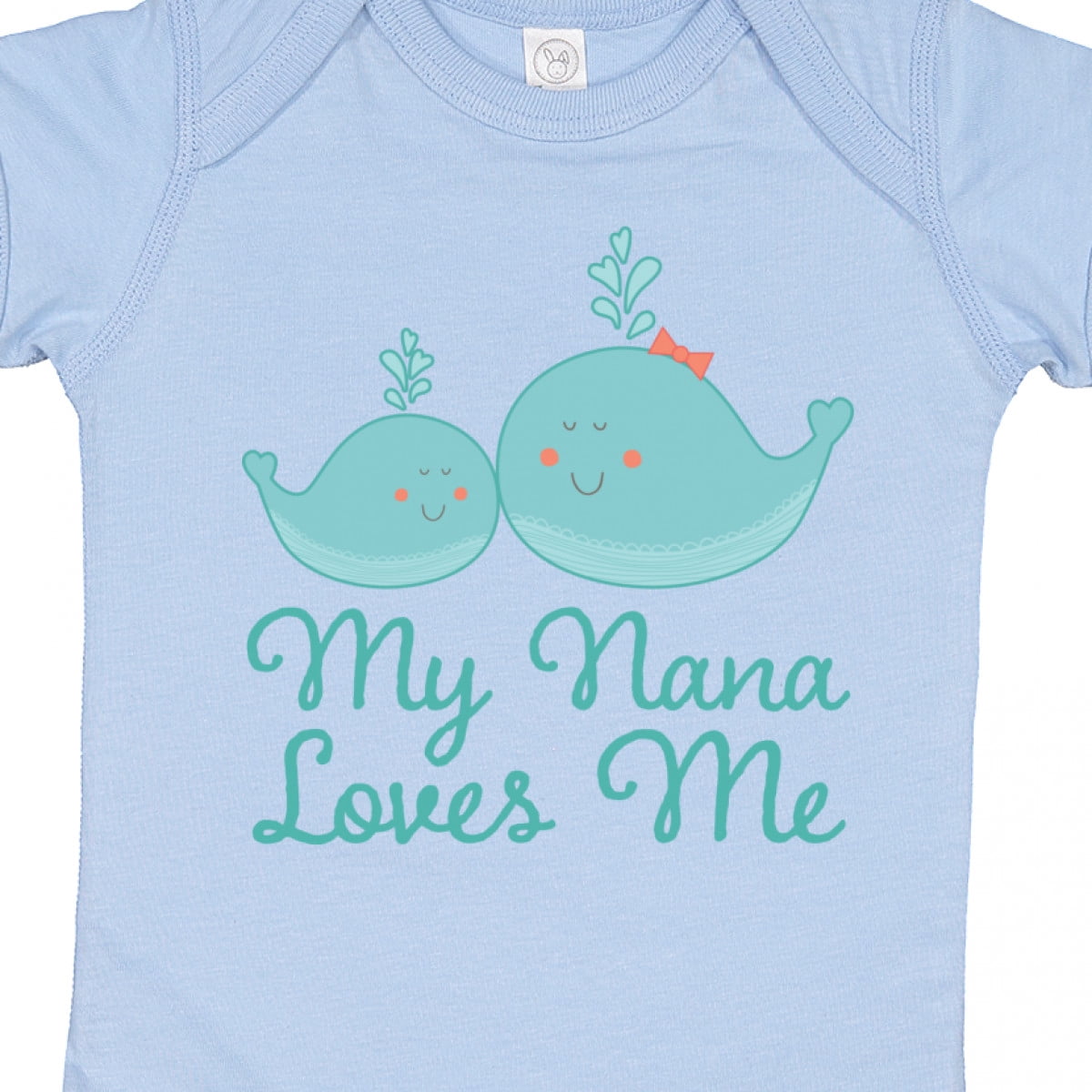 Inktastic My Nana Loves Me Boys or Girls Baby Bodysuit