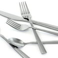 thumbnail image 3 of MegaChef Cravat 20 Piece Flatware Utensil Set, Stainless Steel Silverware Metal, 3 of 7