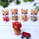 thumbnail image 3 of Perro de dibujos animados, muñeco de peluche, kit de fieltro de aguja, suministros de fieltro de lana, manualidades para el hogar, regalo para niños y adultos (café, oso Akita), 3 of 5