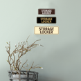 thumbnail image 4 of Signs ByLITA Standard Storage Locker Sign (Black) - Large, 4 of 6
