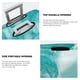 thumbnail image 3 of Fotbe Teal Turquoise 1 Funda Protectora para Equipaje, Antirrayones y Resistente a la Suciedad, Compatible con Maletas de 18 a 32 Pulgadas-Medium, 3 of 7