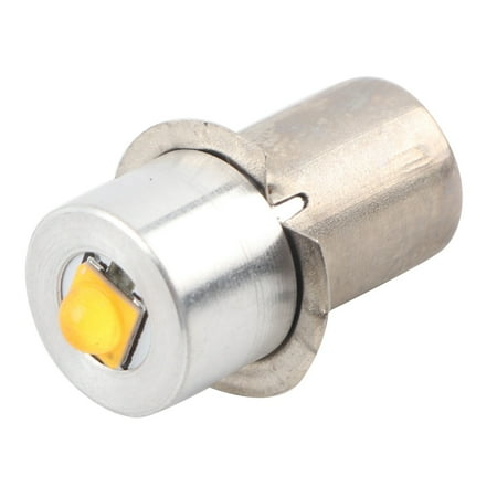 

2024 P13.5S 3W LED Flashlight Replacement Bulb Torch Lamp Emergency Work Light (Warm White 4~12V)