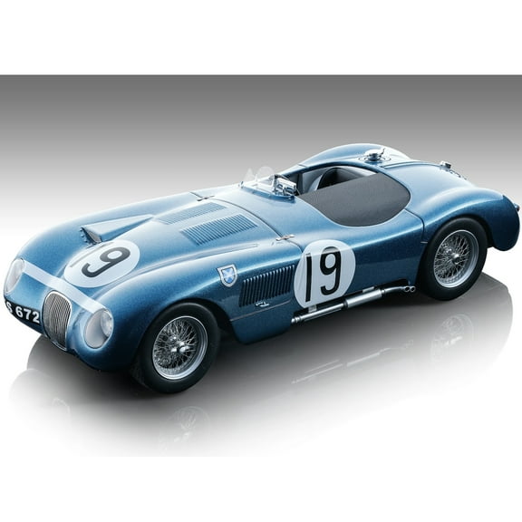 Jaguar C-Type #19 "Ecurie Ecosse" Winner "BARC Goodwood" 1954 "Mythos Series" 1/18 Model Car by Tecnomodel