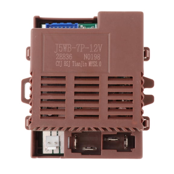 Vogacara Receptor de control remoto Bluetooth 2.4G para niños Paseo en piezas de automóvil J5W 7P 12V Kits de construcción modelo J5W 7P 12V