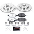 thumbnail image 3 of PowerStop Rear Z26 Street Warrior Carbon-Fiber Ceramic Brake Pad and Drilled and Slotted Rotor Kit Fits: CADILLAC CHEVROLET Select Models K7289-26, 3 of 9