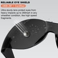 thumbnail image 3 of Gafas de seguridad Hoqiwild ANSI Z87.1 tintadas, paquete de 12 unidades, protección UV, 3 of 9