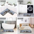 thumbnail image 4 of Dailycode 2 Pcs Kitchen Rug Set Non Slip Absorbent Soft Floor Mats for Kitchen Bathroom Horses Galloping on Water 19.7"x27.6"+19.7"x47.2", 4 of 7