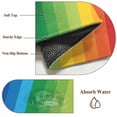 thumbnail image 6 of Runner Rug 2'x6', Colorful Striped Ombre Washable Non-Slip Hallway Runner Rugs, Rainbow Stripes Modern Abstract Art Bedside Rugs Floor Mats Carpet Runners for Kitchen Bathroom Laundry Room, 6 of 8