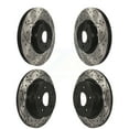 thumbnail image 1 of DS-One Front Rear Coated Drilled Slotted Disc Brake Rotors Kit for Car Ford Escape Transit Connect KD-100295, 1 of 11