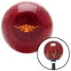 Bouton de Changement de Vitesse en Flocons de Métal Flamme Rouge Tribales Orange avec M16 x 1,5 Insert Shifter Brody – image 1 sur 1