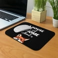 thumbnail image 5 of FINCIBO Rectangle Standard Mouse Pad, Non-Slip Mouse Pad for Home, Office, and Gaming Desk, A House Is Not A Home Without A Fox, 5 of 5