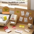 thumbnail image 6 of NIIMBOT Red&Black Labels, Refill Sticker Papers Only Compatible with Pro Series Label Makers, Dual Color Printing/Jam Paper Good Idea for Schools,Business,Price Tags, 6 of 7