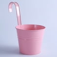 thumbnail image 4 of 4pcs Iron Hanging Flower Pot Flower Planter Decoration Balcony Hanging Bucket, 4 of 9