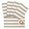 thumbnail image 2 of Minimalist Khaki and White Stripes Placemats Set of 4,Wipeable Washable Table Mats for Dining Tables, Modern Geometric Lines Art Place Mats for Kitchen Event Party Tabletop Decor, 2 of 9