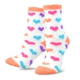 thumbnail image 4 of Women's Warm Comfy Cozy Fuzzy Slipper Crew Socks Gift Snowflake Stripes Polka Dots 9-Pairs, 4 of 11