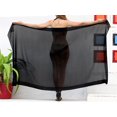 thumbnail image 4 of HAPPY BAY Women's Beachwear Summer Swimwear Swim Cover ups Beach Wraps Skirt Swimwear Bikini Plus Size Sarong Coverups One Size Black_S500, 4 of 5