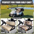 thumbnail image 5 of Pzuqiu Highland Cow Golf Seat Covers for Cart Travel Sports Golf Cart Accessories Boho Flower Comfortable Breathable Easy Installation Golf Blanket Fits All EZGO Club Car and More Golf Carts, 5 of 7