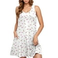 thumbnail image 2 of Blczomt Casual Womens Dress Floral Summer Sundress Beach Sleeveless Loose Fit Dresses, 2 of 5
