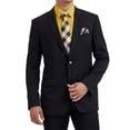thumbnail image 6 of Mens Yellow Dress Shirt Long Sleeve Matching Tie and Pocket Square Set Button Down Business Shirts, 6 of 7