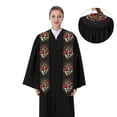 thumbnail image 4 of Fotbe Red Mushrooms Printed Class of 2024 Graduation Stole, 4 of 7
