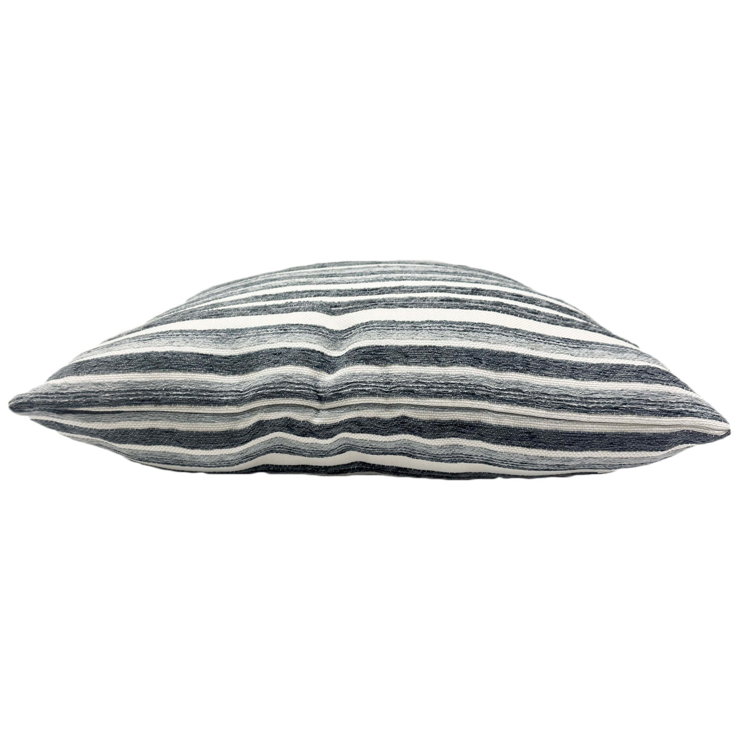 Mainstays 18" x 18" Woven Stripe Decorative Throw Pillow, Grey