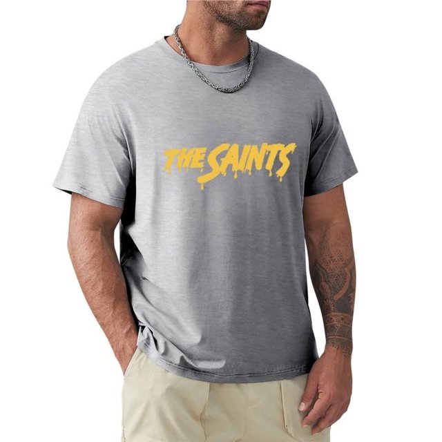 Camiseta de los santos para hombre Camisetas estampadas de cuello redondo camisetas de algodón camisetas de verano