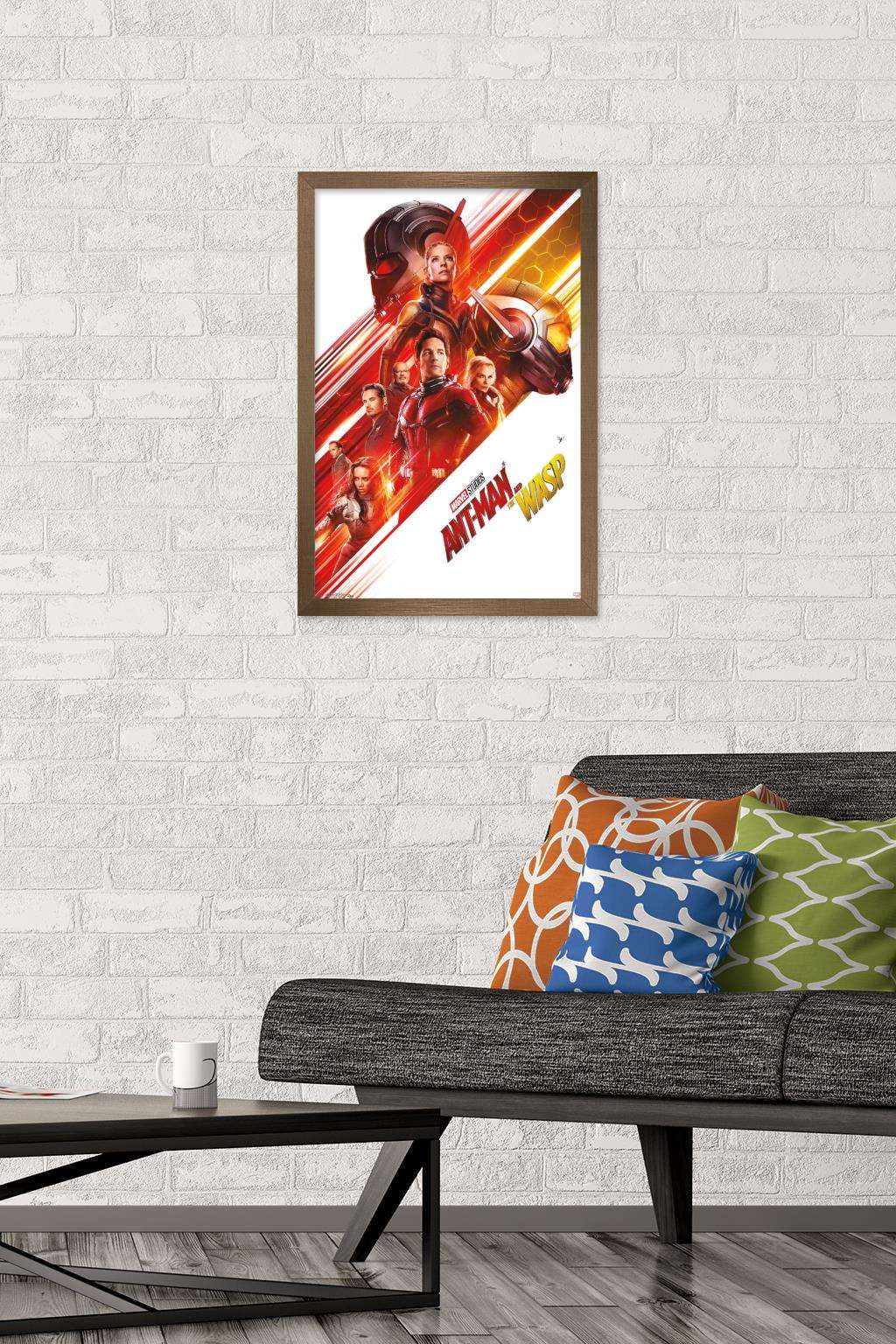 Marvel Cinematic Universe - Ant-Man - Group One Sheet Wall Poster, 14.725" x 22.375", Framed