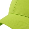 thumbnail image 4 of FAWUUDO Men Baseball Caps Cotton Six Piece Mesh Back Solid Color Sun Shading Hat for Outdoor Travel Summer Mint Green, 4 of 5