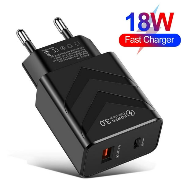 18w Pd Type C Port Qc3 0 Fast Charge Wall Charger Adapter For Iphone 12 Pro Max Walmart Com Walmart Com