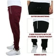 thumbnail image 2 of Galaxy by Harvic 3-Pack Mens Slim Fit Fleece Jogger Sweatpants (S-2XL), 2 of 4