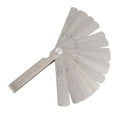 thumbnail image 1 of 1 Juego Métrico / Pulgadas Herramienta de Medida Feeler Gauge Calibre de Espesores Relleno con 32 Cuchillas Válvulas Sunnimix none, 1 of 5