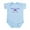 Sky Blue, variant on CafePress - Arentibig Body Suit - Baby Light Bodysuit, Size Newborn - 24 Months