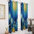 thumbnail image 3 of Starry Night Hike 2 Panels Blackout Curtains for Bedroom Living Room Drapes Kitchen Room Window Blackout Curtain Grommet, 3 of 6