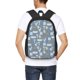 thumbnail image 4 of Fotbe Blue Bathroom Mochila para Hombre y Mujer - Tela Oxford 600D Resistente - Mochila Impermeable de Gran Capacidad para Escuela, Viajes y Senderismo, 4 of 6