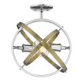 thumbnail image 2 of Semi-Flush Atomique en Chrome, 2 of 2