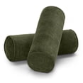 thumbnail image 1 of Poly and Bark Napa Sofa Velvet Bolster Pillow (Set of 2), 1 of 9