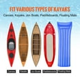 thumbnail image 6 of BENTISM Heavy Duty Boat Carrier with 12'' Solid Tires, Adjustable Width 6.69"-17.32" Kayak Cart, 6 of 9