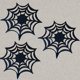 thumbnail image 4 of 2 piezas Mantel individual temático de Halloween Posavasos de telaraña Mantel individual Mesa decorativa Manteles individuales Tapetes Suministros de decoración de Halloween Negro, 4 of 5