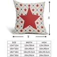 thumbnail image 5 of 4th of July Patriotic Pillow Covers 18x18 Inch Set of 2 Red Blue Stars America Independence Day Decorative Throw Pillows Fourth of July Holiday Outdoor Pillow Cases Couch Bed Sofa Decor, 5 of 6