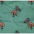 thumbnail image 4 of oneOone Organic Cotton Poplin Twill Fabric Floral & Block Print Fabric By The Yard 42 Inch Wide, 4 of 4